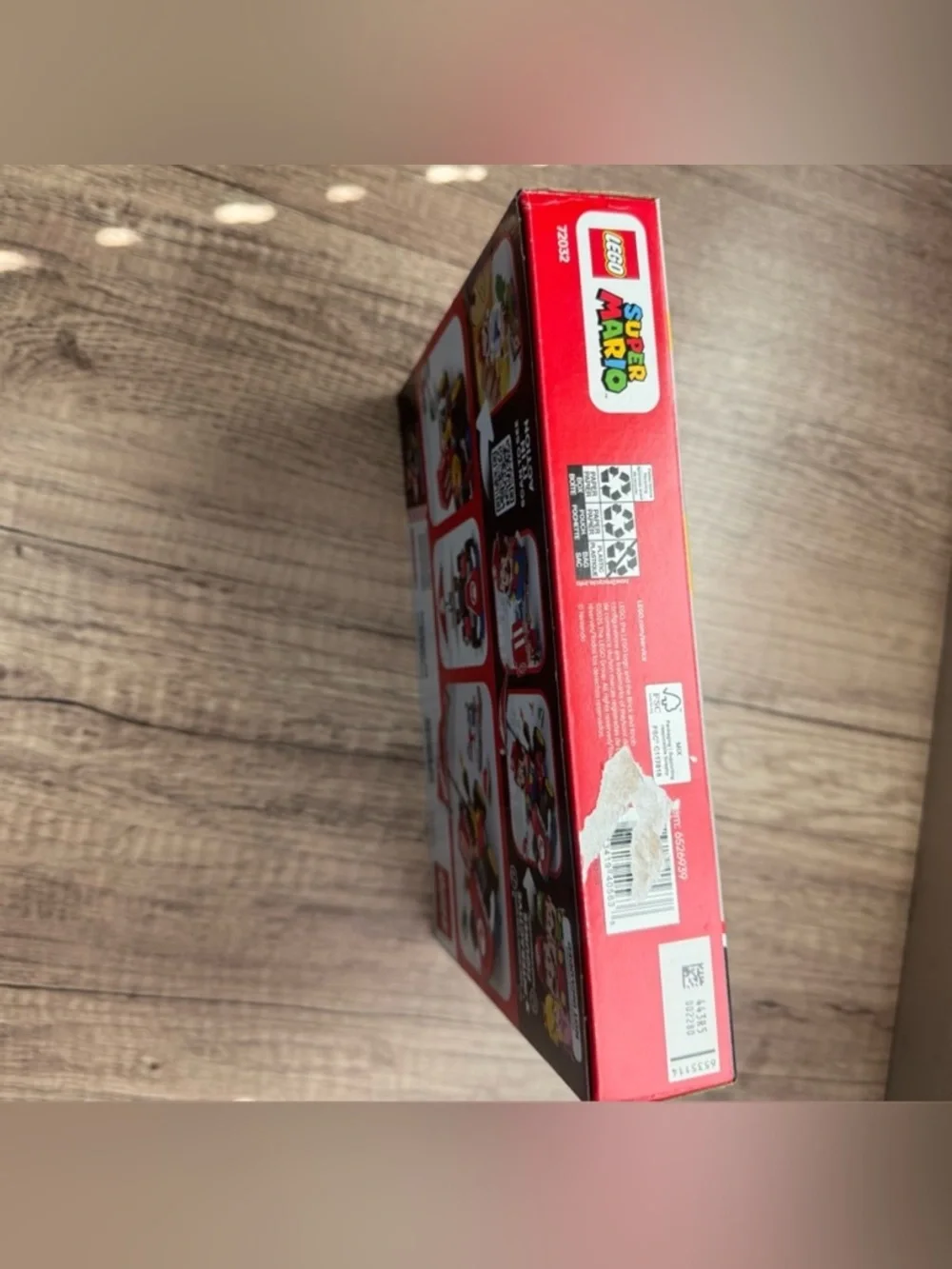 Lego Super Mario Red and Black Mario Kart Set